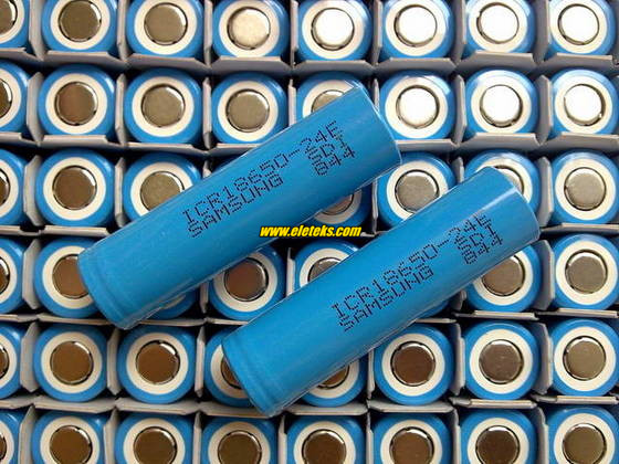 SAMSUNG ICR18650-24E 2400mAh 18650 3.7V battery cell Samsung SDI 18650 ...
