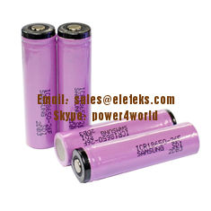 Samsung ICR18650-26F 18650 2600mAh Li-ion Battery with Protection, Samsung 2600mAh protected battery with button top