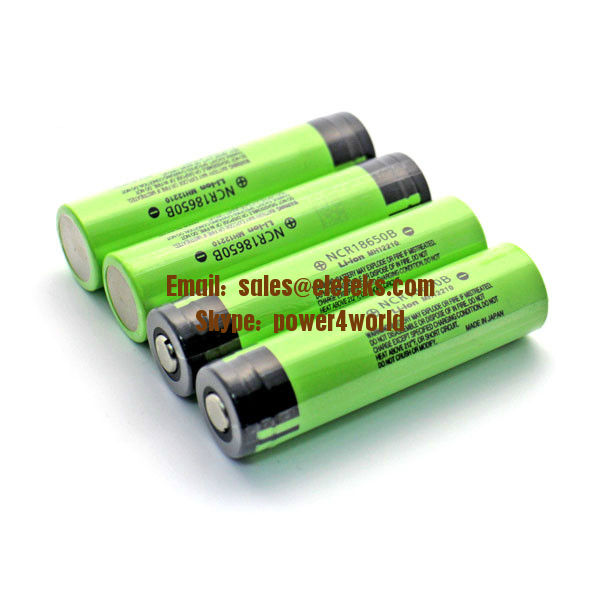 Genuine Panasonic NCR18650B 3400mah 3.7 volts rechargeable lithium battery protection with button top