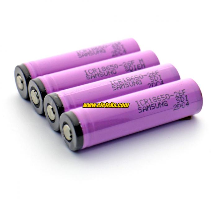 Samsung ICR18650-26F 18650 2600mAh Li-ion Battery with Protection ...