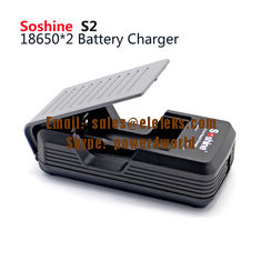 Soshine 18650 Li-ion Battery Charger for 2pcs 18650 batteries, 2-slot 18650 battery charge
