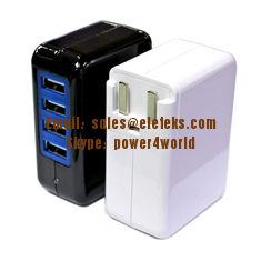 China Soshine Power 4-USB 3.1A 15w Travel Wall Charger supplier