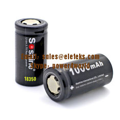 China Soshine new 18350 IMR battery 3.7V 1000mAh rechargeable 18350 battery for e cigarette supplier