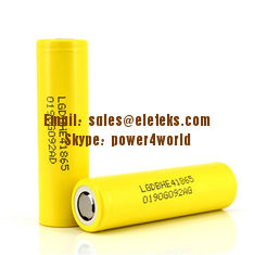 China LG HE4 18650 2500mAh rechargeable lithium-ion high drain battery LG HE4 2500mAh battery for e-cig mechanical mods supplier