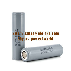 China LG ICR18650-B4 2600mah li ion battery 3.7V LG AB B4 2600MAH rechargeable battery cell fat top 18650 lg battery supplier