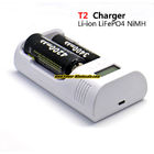 Soshine T2 LCD charger for Li-ion Ni-MH LiFePO4 26650 18650 14500 16340 C AA AAA batteries