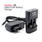 Soshine S5 Intelligent Quick Battery Charger For 1-2pcs Li-ion RCR123 16340 17335 14250 RCR2 Batteries