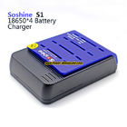 Soshine S1-Max 4 slots 18650 Li-ion battery charger, battery charger for lithium-ion batteries