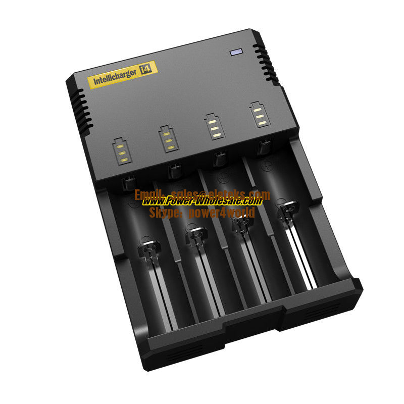 NITECORE i4 4 channels multi-functional Intellicharger Li-ion/Ni-MH/Ni-Cd Universal Battery Charger