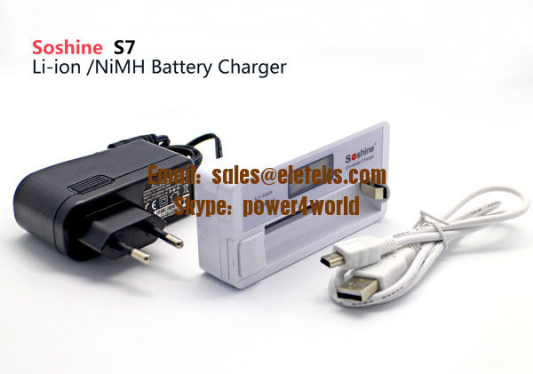 Universal LCD battery charger for Li-ion 18650 18350 14500 16340 NiMH AA AAA Charger
