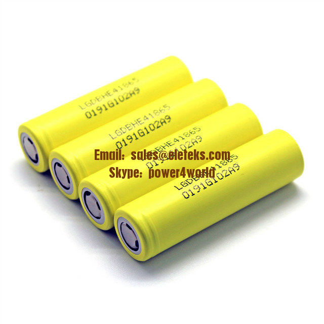  HE4 18650 2500mAh rechargeable lithium-ion high drain battery  HE4 2500mAh battery for e-cig mechanical mods