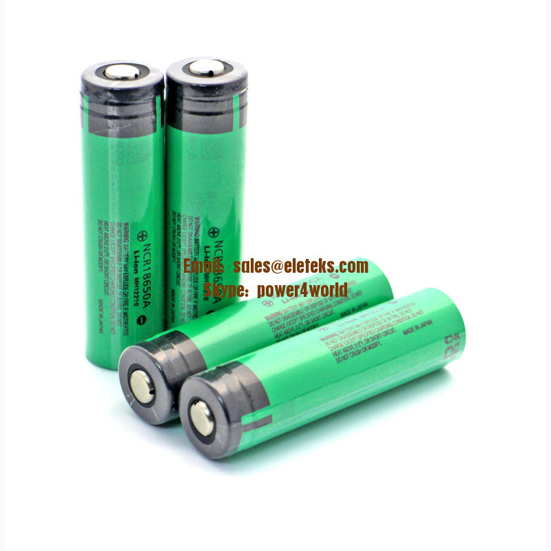 Panasonic NCR18650A 18650 3100mAh 3.7V battery with Protected cell, best for flashlight