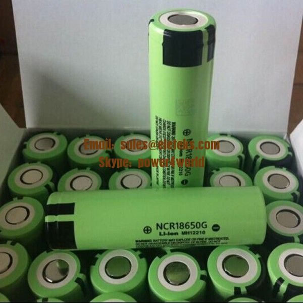 Panasonic NCR18650G 3.7V Panasonic 18650 3600mAh li-ion rechargeable battery cell 18650 3600mAh the highest capacity