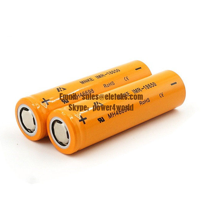 MNKE IMR 18650 1500mAh 30A High drain 3.7V Rechargeable li-ion battery mnke imr 18650 battery