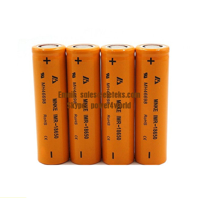 MNKE IMR 18650 1500mAh 30A High drain 3.7V Rechargeable li-ion battery mnke imr 18650 battery