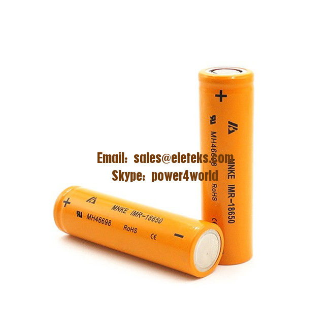 MNKE IMR 18650 1500mAh 30A High drain 3.7V Rechargeable li-ion battery mnke imr 18650 battery