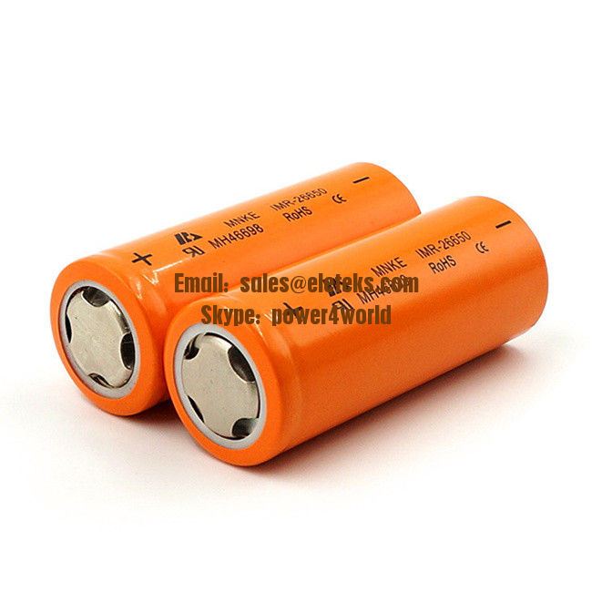 MNKE IMR 26650 battery 35A original mnke 3.7V 3500mah mnke26650 lithium rechargeable battery