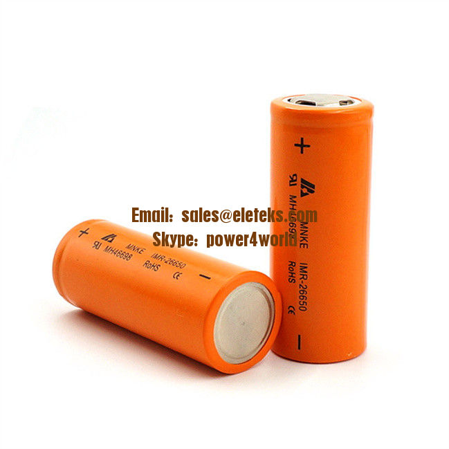 MNKE IMR 26650 battery 35A original mnke 3.7V 3500mah mnke26650 lithium rechargeable battery