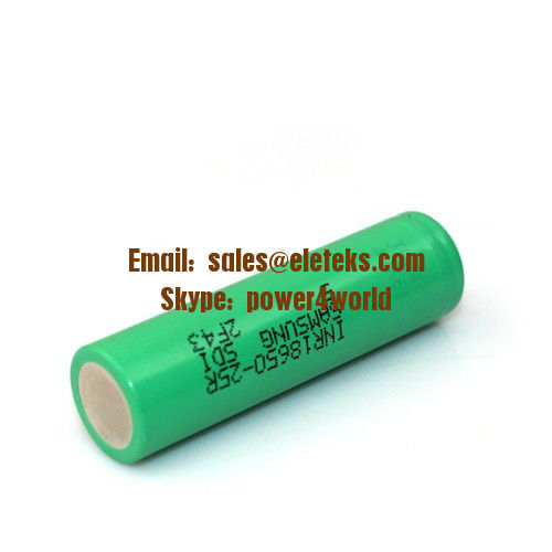 Samsung INR18650-25R 2500mAh 3.7V Rechargeable Li-ion Power Battery Wholesale Authentic High Drain Battery for ecig mods