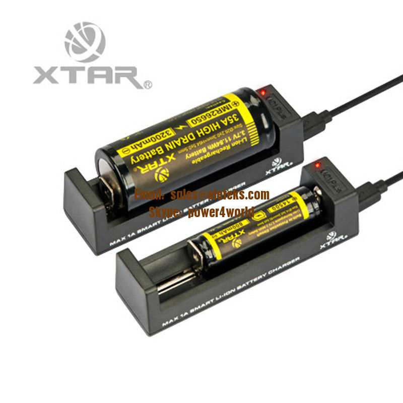 XTAR MC1 usb intelligent charger XTAR 18650 universal li-ion single battery charger