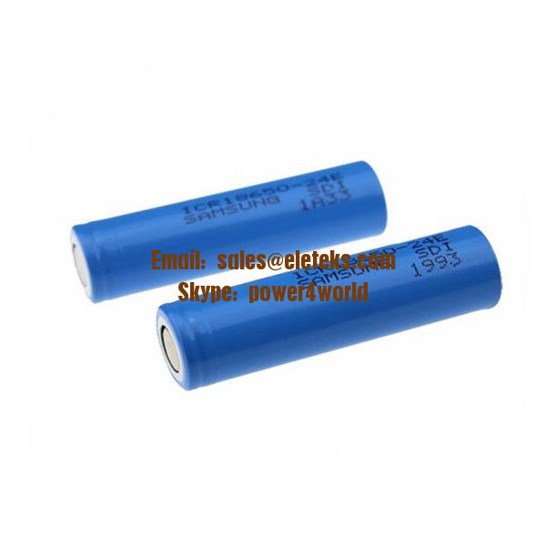 SAMSUNG ICR18650-24E 2400mAh 18650 3.7V battery cell Samsung SDI 18650 Rechargeable Samsung 18650 cheap battery cells