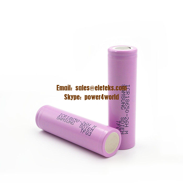 HOT SELLING Samsung 26hm ICR18650-26HM 2600mAh 3.7V 18650 li-ion rechargeable 18650 battery