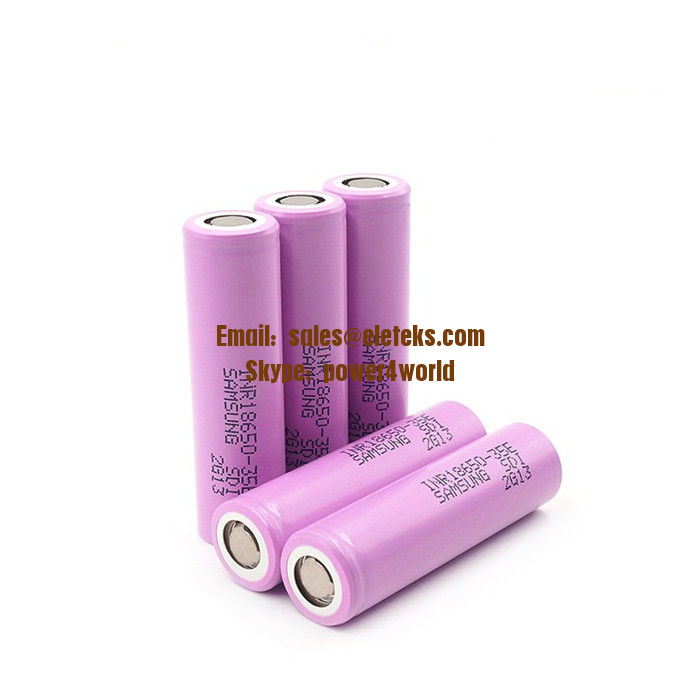 Samsung SDI INR18650-35E 3500mAh High Discharge FLAT Top 18650 Rechargeable Li-ion Battery Samsung 18650 35E