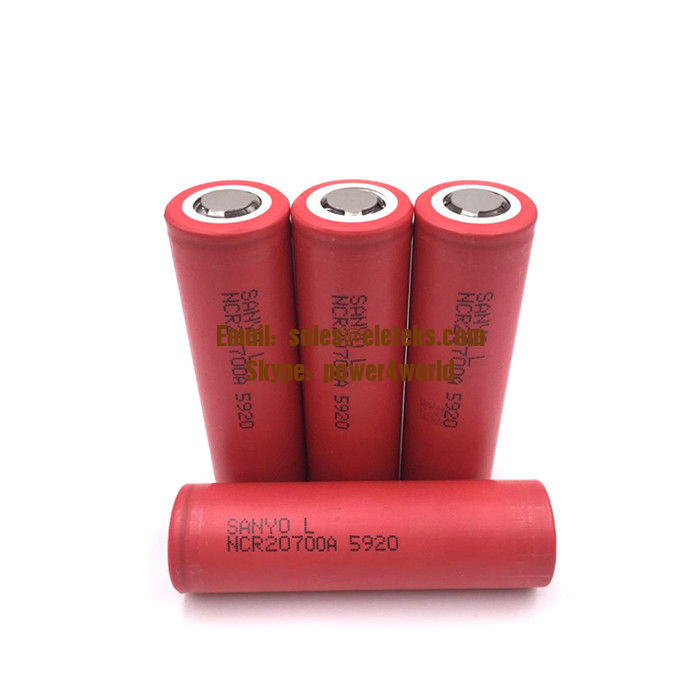 2017 new battery Wholesale Sanyo NCR20700A 3100mAh 3.7V battery Sanyo 20700 rechargeable battery 30A high amp discharge