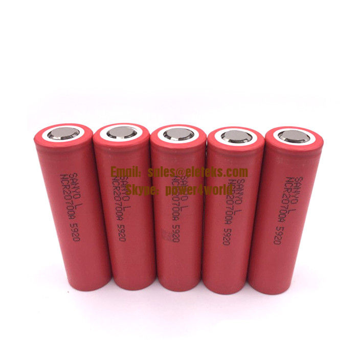 2017 new battery Wholesale Sanyo NCR20700A 3100mAh 3.7V battery Sanyo 20700 rechargeable battery 30A high amp discharge