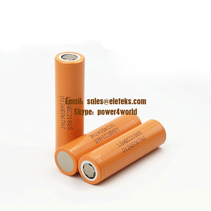 Vaporizer battery LG C2 18650 2800mAh Batteries Orange LGABC21865 3.7V Rechargeable battery for E-cigarette